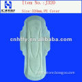 Sanitary pad with Dry PE,with high absrobent core